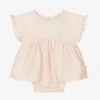 1 + In The Family Baby Girls Pink Cotton Dress
