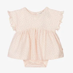 1 + In The Family Baby Girls Pink Cotton Dress