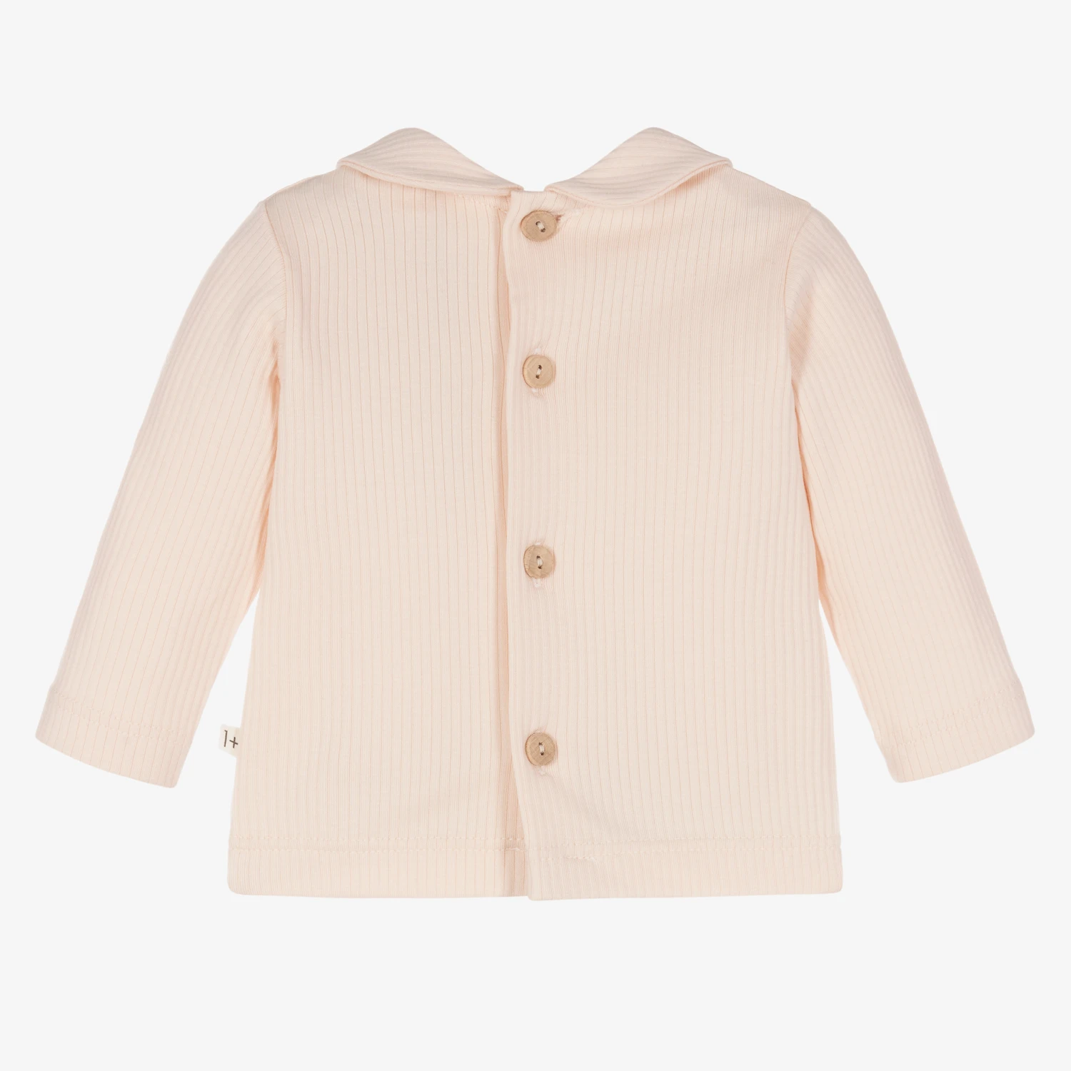 1 + In The Family Baby Girls Pink Cotton Top 2 1 + In The Family Baby Girls Pink Cotton Top - Image 2