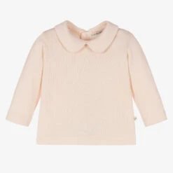 1 + In The Family Baby Girls Pink Cotton Top