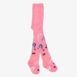 A Dee Girls Pink Cotton Tights