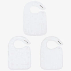 Aden + Anais White Cotton Bibs (3 Pack) 5 Aden + Anais White Cotton Bibs (3 Pack) -BloomBabe Cloth Store aden anais white cotton bibs 3 pack 257680 f4fe15716cf1282bac47cdb2ea3fb9993dedf363
