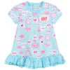 Agatha Ruiz De La Prada Blue Cotton Jersey Dress