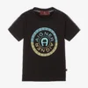 AIGNER Baby Boys Black Cotton T-Shirt