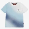 AIGNER Baby Boys Blue Ombre Cotton Logo T-Shirt