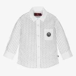 AIGNER Baby Boys Logo Print Shirt