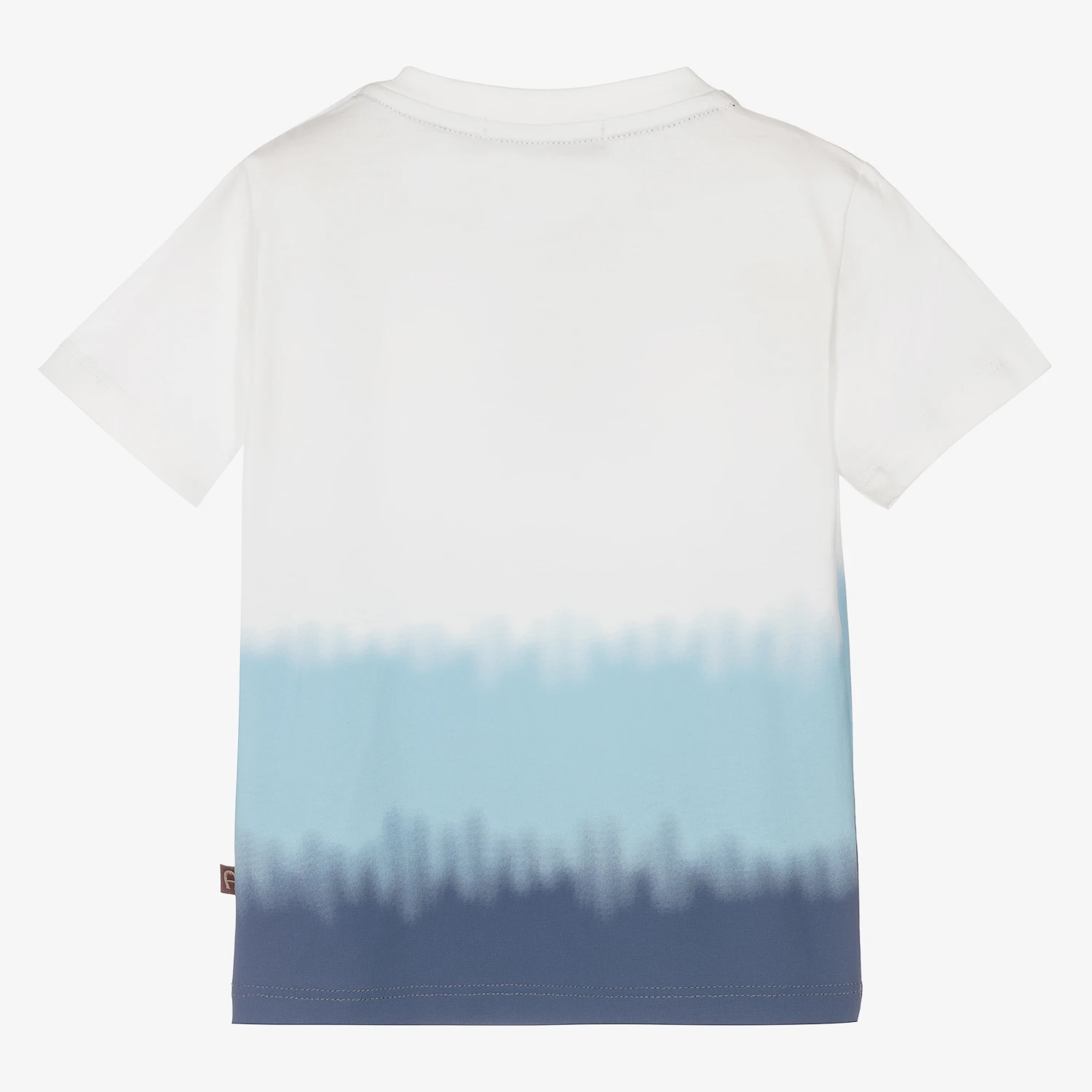 AIGNER Baby Boys White & Blue Logo T-Shirt 2 AIGNER Baby Boys White & Blue Logo T-Shirt - Image 2
