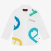 AIGNER Baby Boys White Cotton Logo Shirt