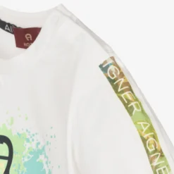 AIGNER Baby Boys White Paint Splash T-Shirt -BloomBabe Cloth Store aigner baby boys white paint splash t shirt 482953 688bfafa6e2514108cad58c68e2e9fa09bd07f29