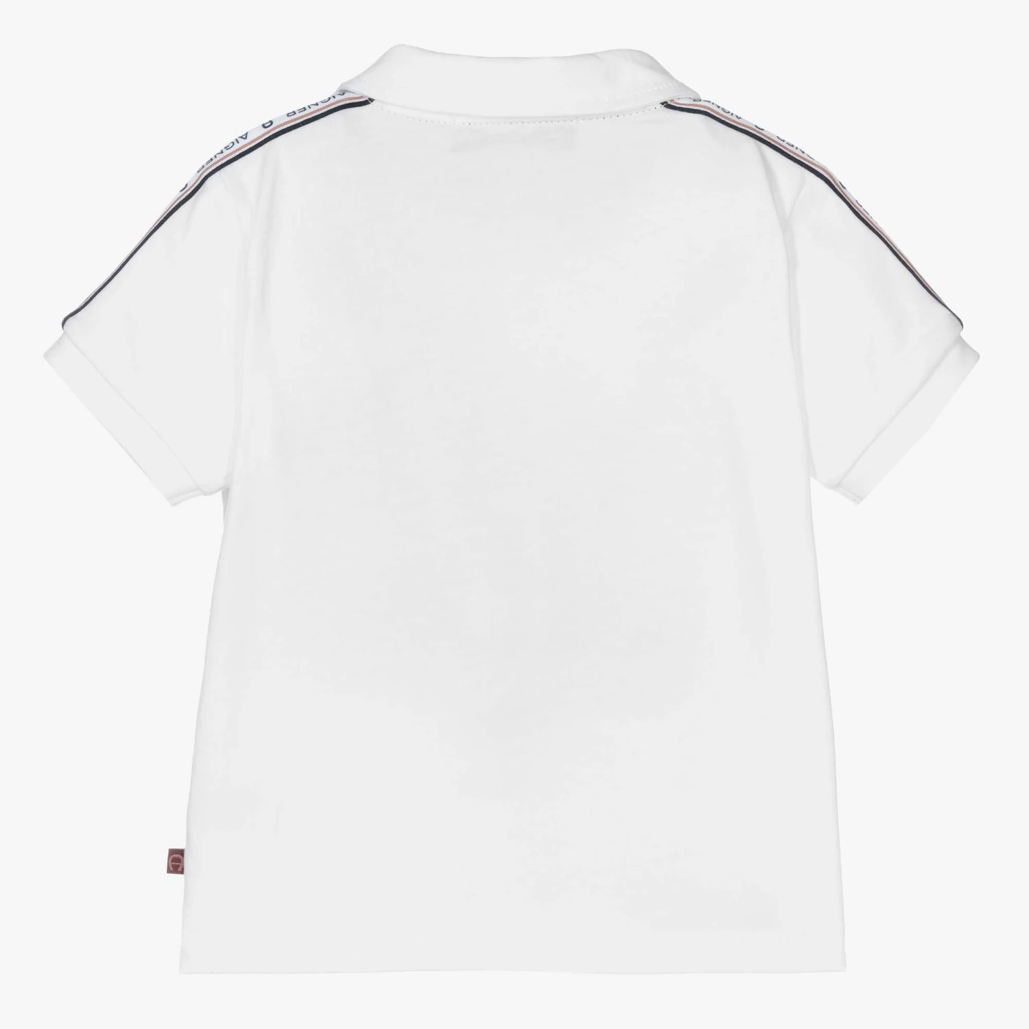 AIGNER Baby Boys White Polo Shirt 2 AIGNER Baby Boys White Polo Shirt - Image 2