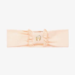 AIGNER Baby Girls Pink Pima Cotton Headband