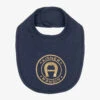 AIGNER Blue Pima Cotton Baby Bib