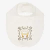 AIGNER Ivory Pima Cotton Logo Bib
