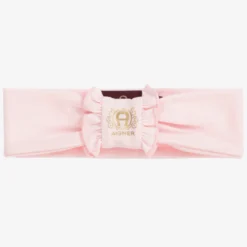 AIGNER Pink Pima Baby Headband