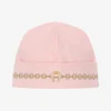 AIGNER Pink Pima Cotton Baby Hat