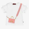 AIGNER White Bag Print Baby T-Shirt
