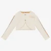 Alviero Martini Ivory Geo Map Baby Cardigan
