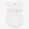 Ancar Girls White Cotton Shortie