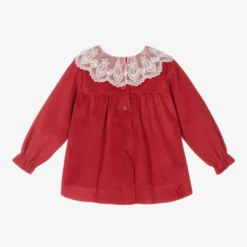 Artesanía Granlei Red Velvet Baby Dress -BloomBabe Cloth Store artesania granlei red velvet baby dress 471002 9f23b96c1b39b67f915cead102d84c56db328c78