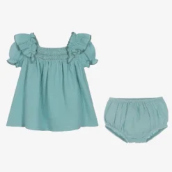 Babidu Baby Girls Green Cotton Dress 8 Babidu Baby Girls Green Cotton Dress -BloomBabe Cloth Store babidu baby girls green cotton dress 514442 4ba95aa6750746feacaef5b42af4d882fe194fb2