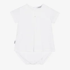 Babidu Baby White Bodysuit Shirt