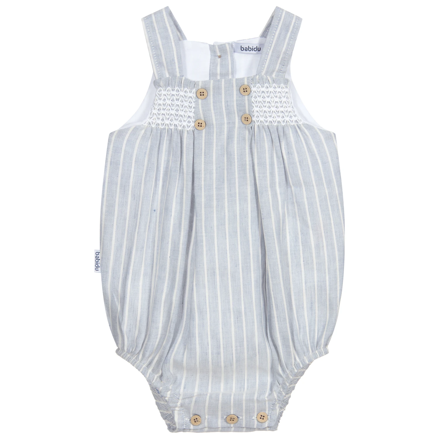 Babidu Blue Cotton Baby Shortie 1 Babidu Blue Cotton Baby Shortie
