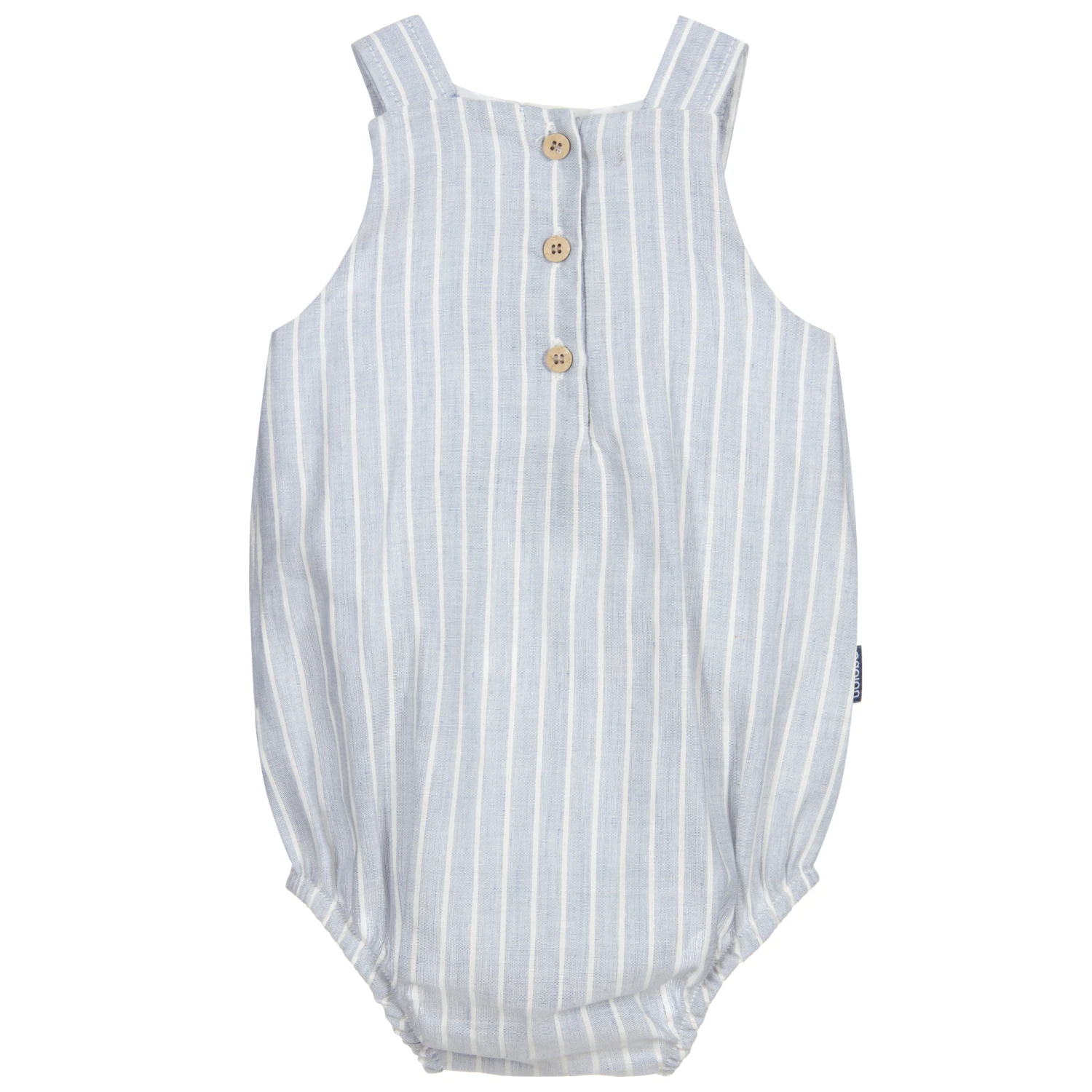 Babidu Blue Cotton Baby Shortie 2 Babidu Blue Cotton Baby Shortie - Image 2