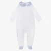 Babidu Boys White Cotton Babygrow