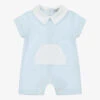 Babidu Pale Blue Cotton Baby Shortie