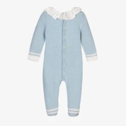 Beatrice & George Blue Knitted Wool & Cashmere Babygrow -BloomBabe Cloth Store beatrice george blue knitted wool cashmere babygrow 412790 e8d7ade76ee54ae222fdae9602009fd0ca00408f