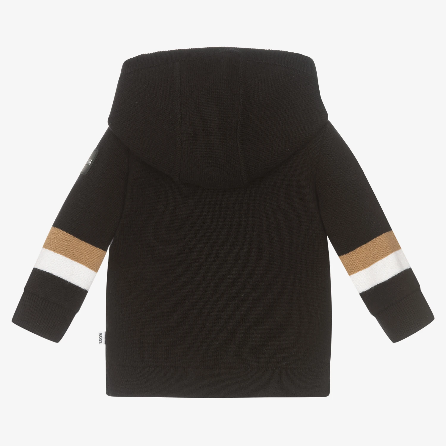 BOSS Baby Boys Black Zip-Up Hoodie 2 BOSS Baby Boys Black Zip-Up Hoodie - Image 2