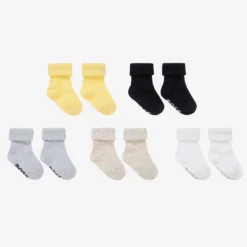 BOSS Baby Boys Cotton Socks (5 Pack)
