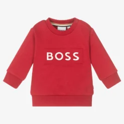 BOSS Baby Boys Red Sweatshirt
