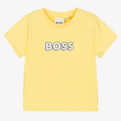 BOSS Baby Boys Yellow Logo T-Shirt