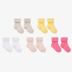 BOSS Baby Girls Cotton Socks (5 Pack)