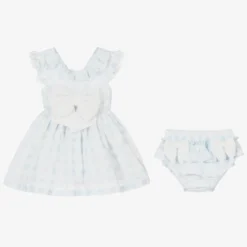 Caramelo Kids Baby Girls Blue Check Dress Set -BloomBabe Cloth Store caramelo kids baby girls blue check dress set 493821 17e658f0cc87aa1718c975e2ee123307aa0289c3