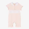Caramelo Kids Baby Girls Pink Cotton Knit Shortie