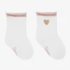 Carrement Beau Carrément Beau Baby Girls White Cotton Socks