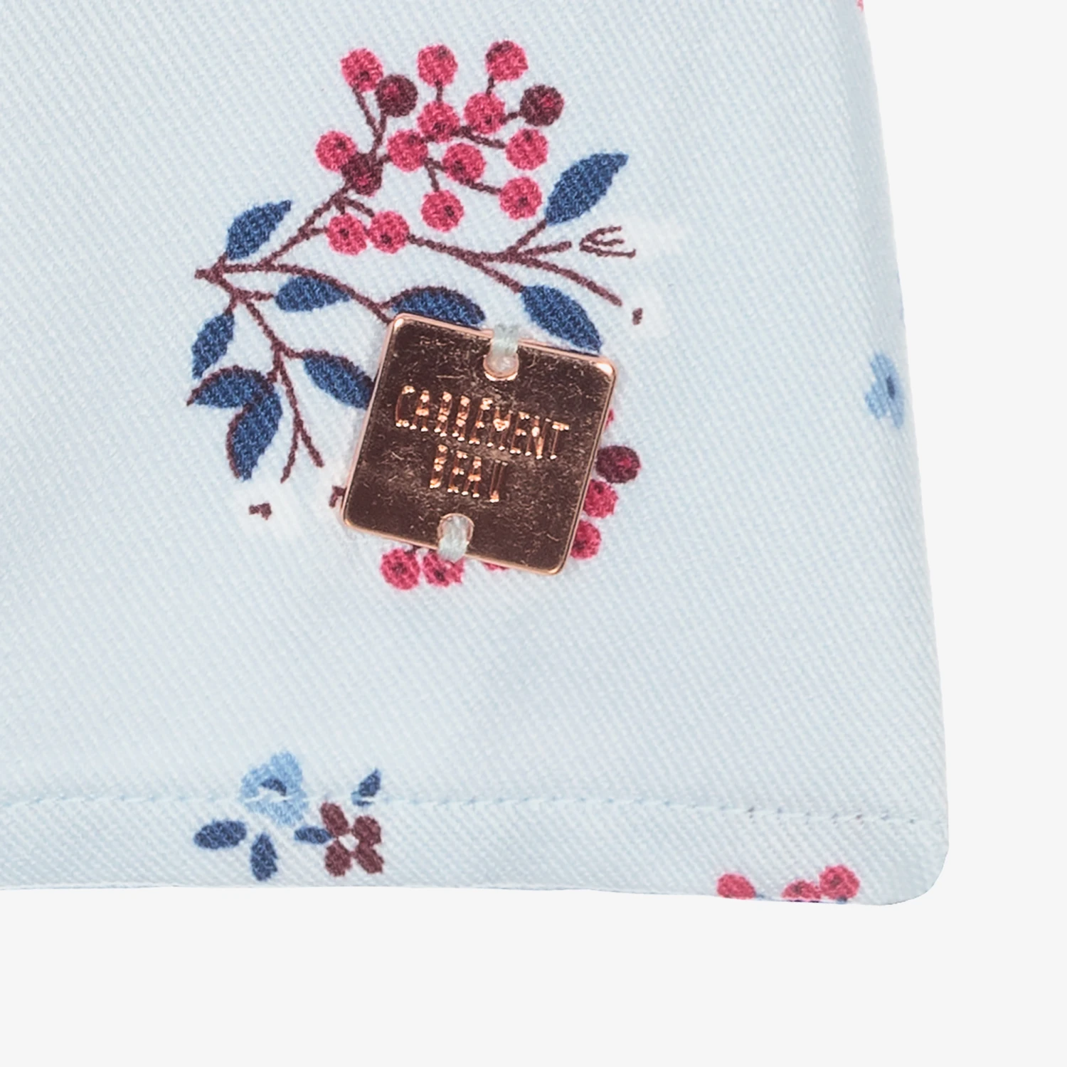 Carrement Beau Carrément Beau Blue & Pink Floral Blouse 4 Carrement Beau Carrément Beau Blue & Pink Floral Blouse - Image 4