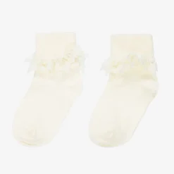 Country Kids Girls Ivory Cotton Socks -BloomBabe Cloth Store country kids girls ivory cotton socks 482998 ec8a564efaee4f99b62fb87f51ef85446378b2ca