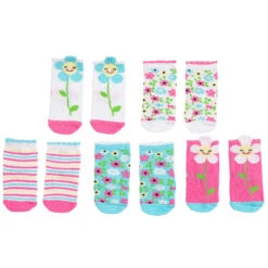 Cucamelon Floral Cotton Socks (5 Pairs)