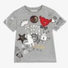 Dolce & Gabbana Baby Boys Grey Logo T-Shirt