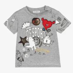 Dolce & Gabbana Baby Boys Grey Logo T-Shirt 5 Dolce & Gabbana Baby Boys Grey Logo T-Shirt -BloomBabe Cloth Store dolce gabbana baby boys grey logo t shirt 425143 92e45d56a45ed821b3379808e1937004d2dac9f5