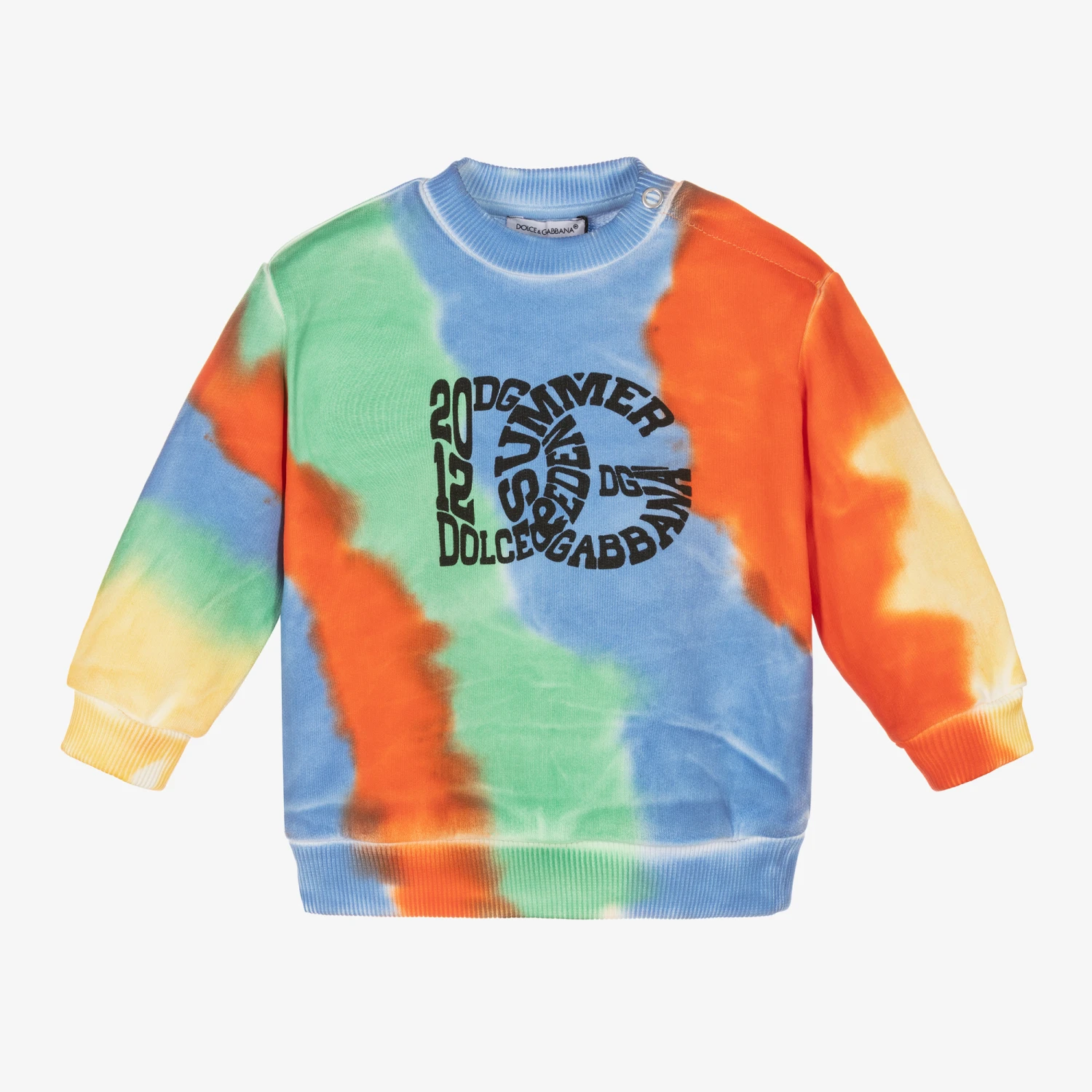 Dolce & Gabbana Baby Boys Tie-Dye Sweatshirt 1 Dolce & Gabbana Baby Boys Tie-Dye Sweatshirt