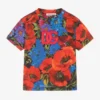 Dolce & Gabbana Baby Girls Red Flowers T-Shirt