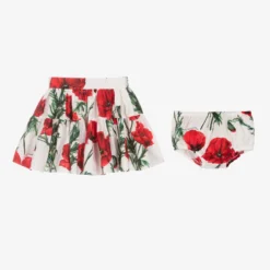 Dolce & Gabbana Baby Girls White Poppy Logo Skirt -BloomBabe Cloth Store dolce gabbana baby girls white poppy logo skirt 486817 3ce74ae3db1f5f00afcd8fbfad5592a1cb89ef1b
