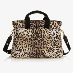 Dolce & Gabbana Beige Leopard Print Changing Bag (40cm) -BloomBabe Cloth Store dolce gabbana beige leopard print changing bag 40cm 486613 92a0448037fd9b6694114e6c9dd20d5a81473e6c