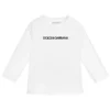 Dolce & Gabbana White Cotton Baby Top