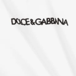 Dolce & Gabbana White Cotton Baby Top -BloomBabe Cloth Store dolce gabbana white cotton baby top 344441 54d49576d8ab152b7537d5cd48109a85024a0752