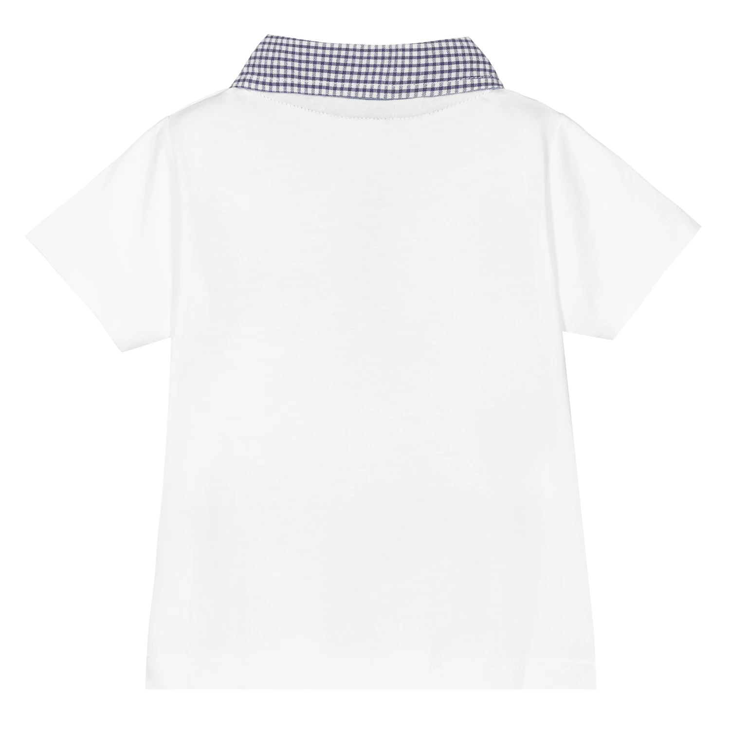 Dr. Kid Baby Boys White Polo Shirt 2 Dr. Kid Baby Boys White Polo Shirt - Image 2